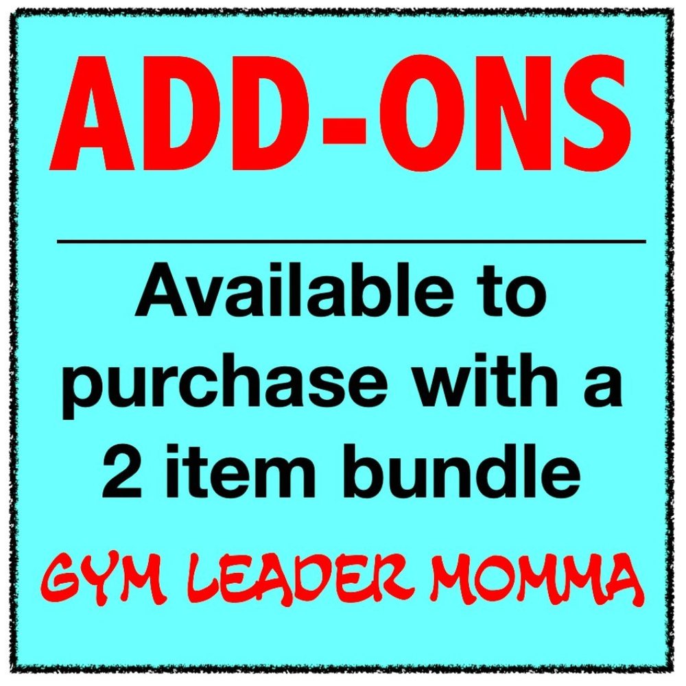 ✚ ADD-ONS ✚  Low Price Add-Ons